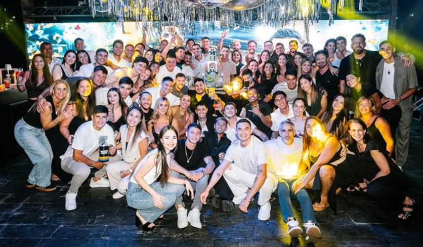 Fiesta de campeones en Funes: Di María celebró su cumpleaños en la ciudad y sorprendió con invitados top